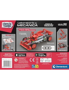 Clementoni Ciencia y Juego Build Mechanics Le Mans Coche de Carreras 55607
