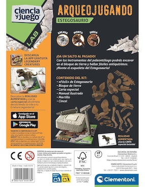 Clementoni Ciencia y Juego Lab Stegosaurus 55578