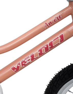 Bicicleta infantil Veloci rodada 12 para niña