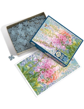 Rompecabezas Flores Summer Rainbow Cobble Hill 500 piezas