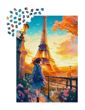 Rompecabezas Recorriendo Paris Enjoy Puzzle 1000 piezas