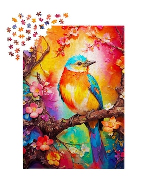 Rompecabezas Animales Pajarito de colores Enjoy Puzzle 1000 piezas