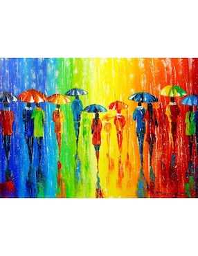 Rompecabezas Arcoíris Lluvia torrencial Enjoy Puzzle 1000 piezas