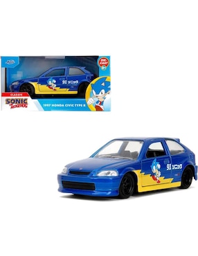 Vehículo a escala Jada Toys honda civic type r Sonic
