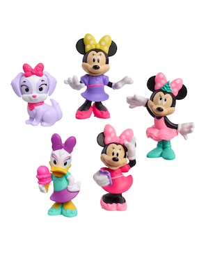 5 pack collectible mini figure set Minnie Minnie Mouse