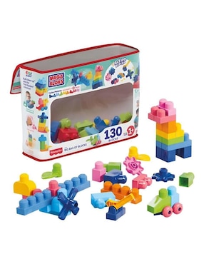 Mega Bloks Juguete de Construcción 130 Bloques 6139GU Bloques