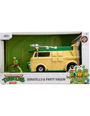 Vehículo a escala Jada Toys party wagon Donatello