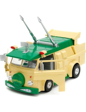 Vehículo a escala Jada Toys party wagon Donatello
