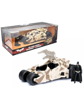 Vehículo a escala Jada Toys 2008 the dark knight batimovil camo batman