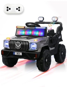 Automóvil montable con control remoto Kids House recargable