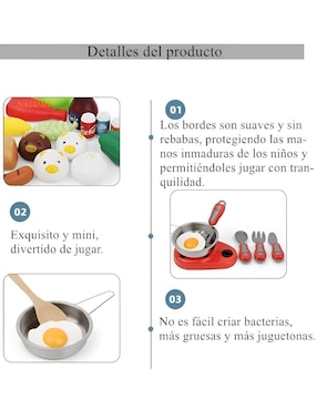 Utensilios de cocina Xtellar juego de rol para niños