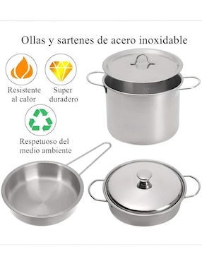 Utensilios de cocina Xtellar juego de rol para niños