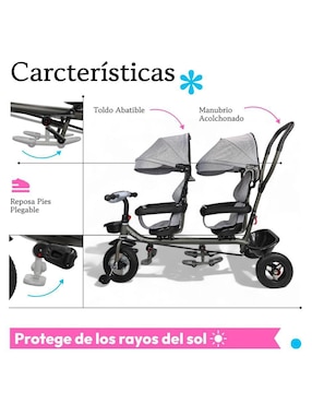 Triciclo The Baby Shop para niño