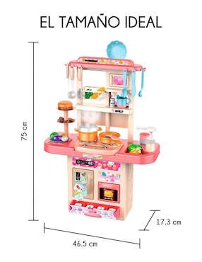 Set utensilios para cocina de juguete Belug con luz y sonido
