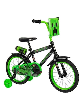 Bicicleta infantil Huffy rodada 16 Minecraft para niño