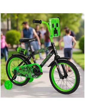 Bicicleta infantil Huffy rodada 16 Minecraft para niño