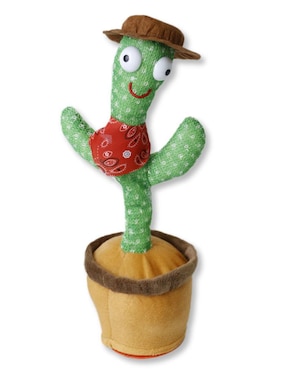 Peluche Cactus CM-TOP Cactus Baila Canta y Repite Voz de 30 cm