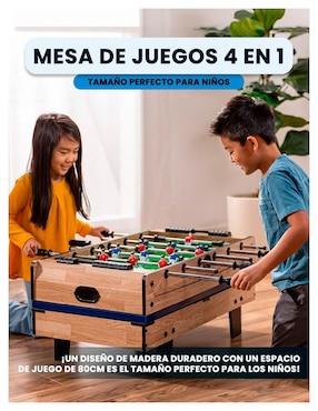 Mesa de Juegos 4 en 1 de 3FT Level Kids