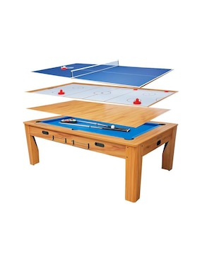 Mesa de Juegos 4 en 1 de 8FT Level Kids