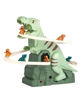 Pista armable Belug Tobogán eléctrico Dinosaurios