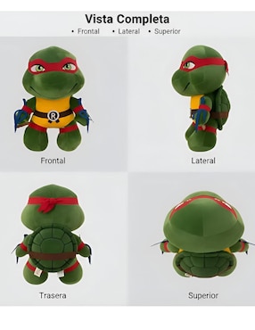 Peluche de Tortugas Ninja Xtellar de 30 cm