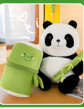 Peluche de Panda Xtellar con Almohada de bambú
