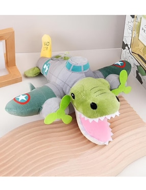 Peluche Xtellar híbrido de Avión y Cocodrilo de 30 cm