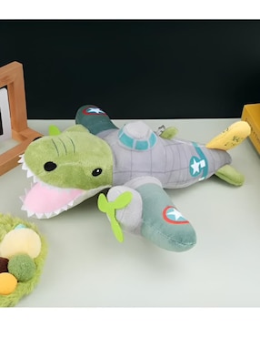Peluche Xtellar híbrido de Avión y Cocodrilo de 30 cm