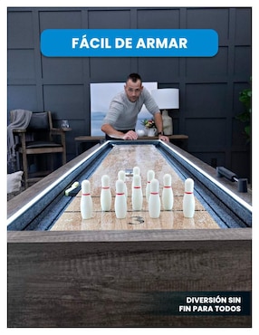 Mesa de Shuffleboard Iluminada Level Kids