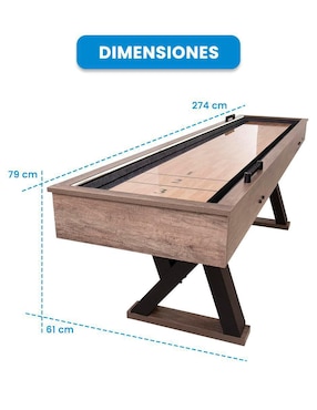 Mesa de Shuffleboard Iluminada Level Kids