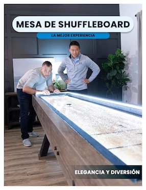 Mesa de Shuffleboard Iluminada Level Kids