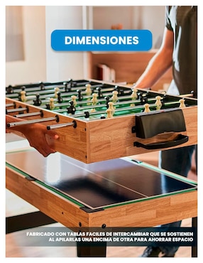 Mesa de juegos 10 en 1 Level Kids