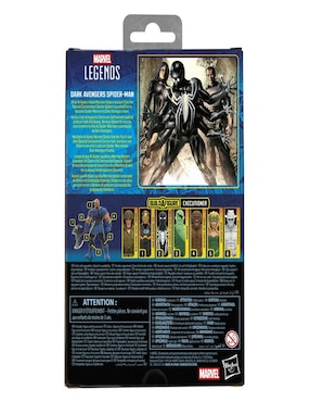 Figura de acción articulada Marvel: Legends Series Dark Avengers Spider-Man collectors Marvel