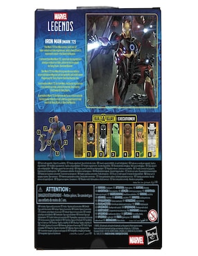 Figura de acción articulada Marvel Legends Series Iron Man: Mark 72 collectors Marvel