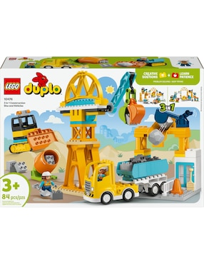 Lego Duplo Lego Mi Pueblo Obra y Vehículos de Construcción 3 en 1 10476 Town