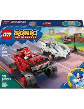Lego Sonic Lego The Hedgehog Coche de Silver vs. Monster Truck de Knuckles 77118