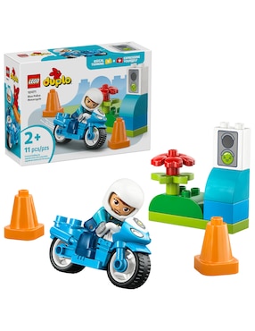 Lego Duplo Lego Moto de Policía Azul 10471