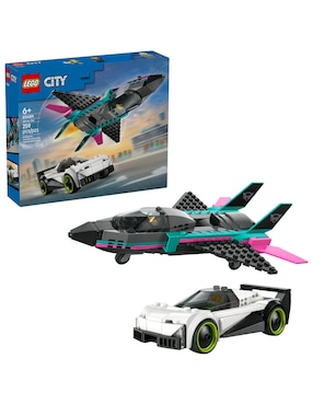 Lego City Lego Jet vs. Coche 60489