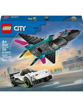 Lego City Lego Jet vs. Coche 60489