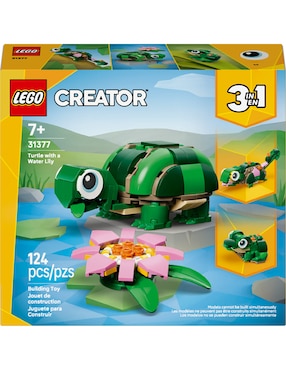Lego Creator Lego tortuga con Flor de Nenúfar 31377