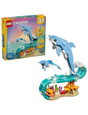Lego Creator Lego Animales Marinos Hermosos Delfines 31385