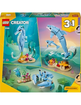 Lego Creator Lego Animales Marinos Hermosos Delfines 31385