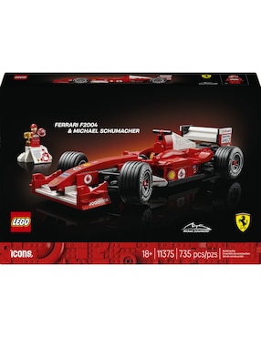 Lego Icons Lego Ferrari F2004 y Michael Schumacher 11375