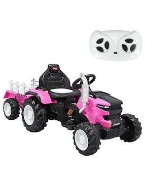 Tractor montable con control remoto Joykoo recargable infantil