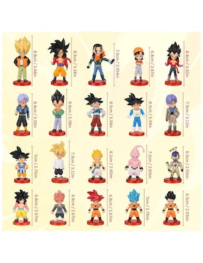 Set figuras acción Dragon Ball Lab.G