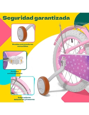 Bicicleta infantil Little Monkey rodada 16 para niña