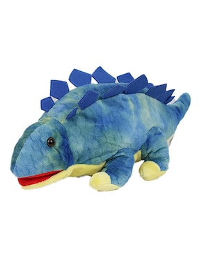 Peluche de stegosaurus dinosaurio The Puppet Company Blue Baby de 15 cm
