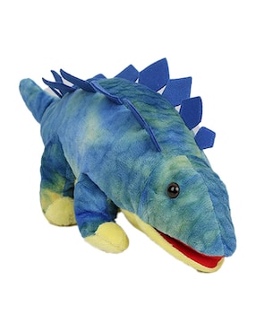 Peluche de stegosaurus dinosaurio The Puppet Company Blue Baby de 15 cm