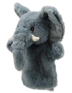 Peluche de elefante The Puppet Company Eco Animal Puppet Buddies