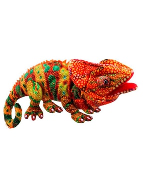 Peluche de camaleón The Puppet Company Large Creatures de 20 cm